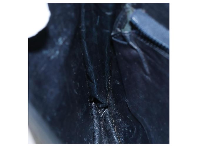 Céline Clutch in tela Macadam C di CELINE in blu Auth bs14643 Blu navy - vista 15