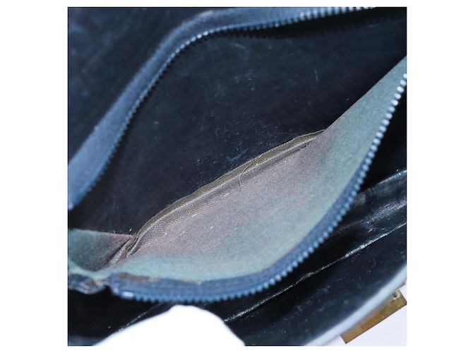 Céline Clutch in tela Macadam C di CELINE in blu Auth bs14643 Blu navy - vista 17