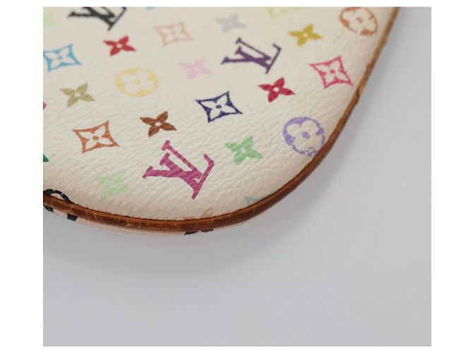 LOUIS VUITTON Pochette MM Monogram Multicolore Bianco M60028 LV Auth 110453 - vista 11