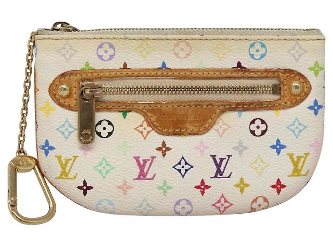 LOUIS VUITTON Pochette MM Monogram Multicolore Bianco M60028 LV Auth 110453 - vista 2
