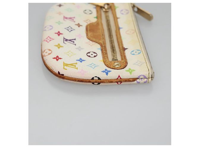 LOUIS VUITTON Pochette MM Monogram Multicolore Bianco M60028 LV Auth 110453 - vista 5
