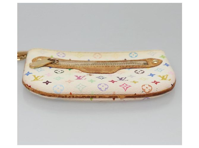 LOUIS VUITTON Pochette MM Monogram Multicolore Bianco M60028 LV Auth 110453 - vista 8