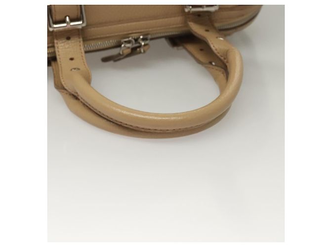 Burberry Borsa a mano in pelle beige argento Auth ep9861 - vista 8