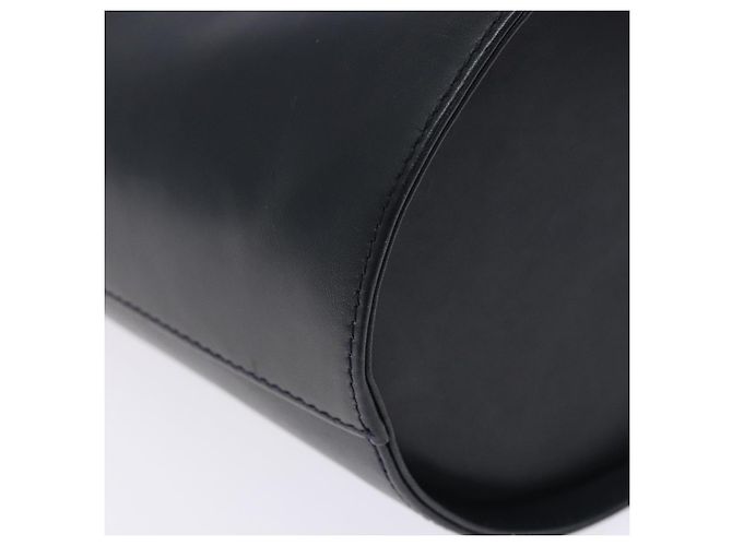Borsa a mano Vala in pelle blu navy e oro di Salvatore Ferragamo Auth bs27825 D'oro - vista 14