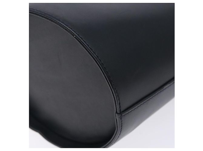 Borsa a mano Vala in pelle blu navy e oro di Salvatore Ferragamo Auth bs27825 D'oro - vista 15