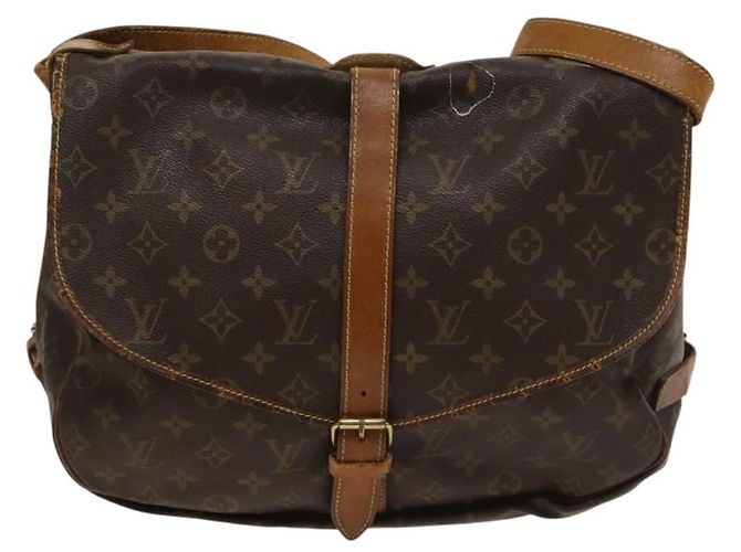 LOUIS VUITTON Borsa a Spalla Monogram Saumur 30 M42256 LV Auth 131254 Monogramma - vista 13