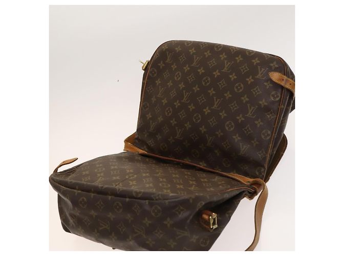 LOUIS VUITTON Borsa a Spalla Monogram Saumur 30 M42256 LV Auth 131254 Monogramma - vista 21