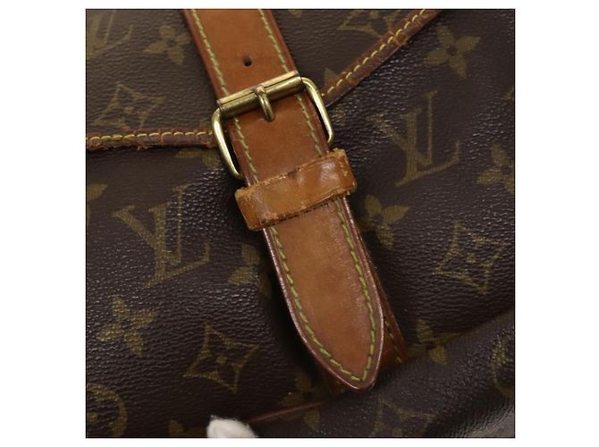 LOUIS VUITTON Borsa a Spalla Monogram Saumur 30 M42256 LV Auth 131254 Monogramma - vista 22