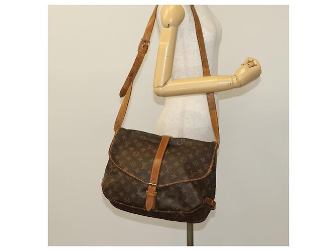 LOUIS VUITTON Borsa a Spalla Monogram Saumur 30 M42256 LV Auth 131254 Monogramma - vista 30