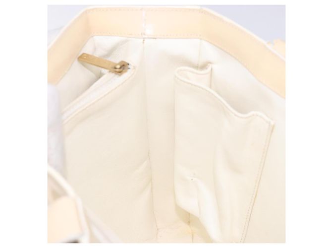 CHANEL Tote Bag Emaille Beige Gold CC Auth bs27673 Golden - Ansicht 19