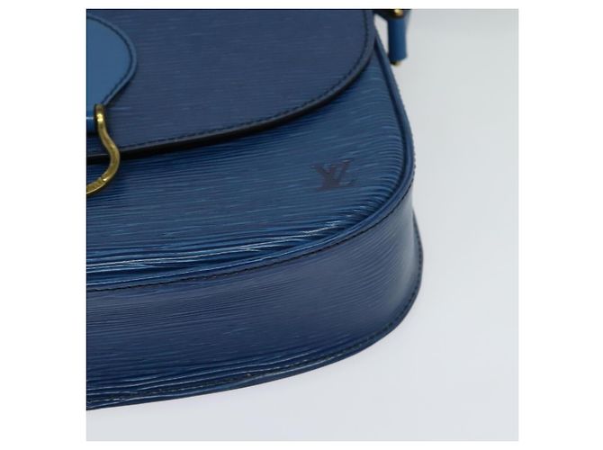LOUIS VUITTON Borsa a Spalla Epi Saint Cloud GM Blu Toledo M52195 LV Auth ep8466 - vista 11
