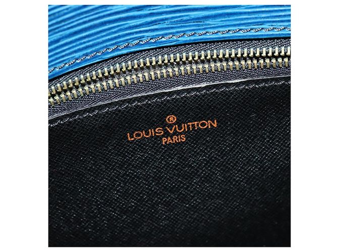 LOUIS VUITTON Borsa a Spalla Epi Saint Cloud GM Blu Toledo M52195 LV Auth ep8466 - vista 16