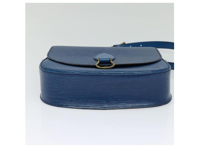 LOUIS VUITTON Borsa a Spalla Epi Saint Cloud GM Blu Toledo M52195 LV Auth ep8466 - vista 9