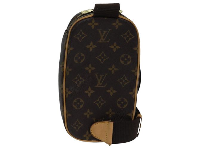 LOUIS VUITTON Pochette Gange Monogram Borsa a Spalla M51870 LV Auth 88899SAV Monogramma - vista 2