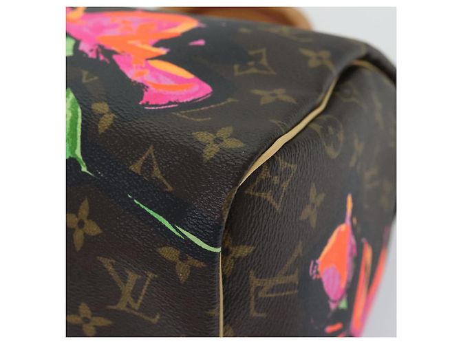 LOUIS VUITTON Monogram Rose Speedy 30 Borsa a Mano Arancione Rosa M48610 Auth 89406SAV Monogramma - vista 15