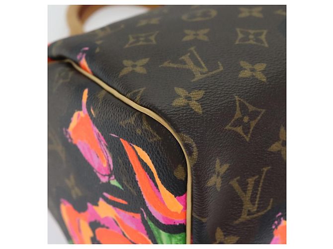 LOUIS VUITTON Monogram Rose Speedy 30 Borsa a Mano Arancione Rosa M48610 Auth 89406SAV Monogramma - vista 16