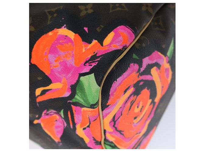 LOUIS VUITTON Monogram Rose Speedy 30 Borsa a Mano Arancione Rosa M48610 Auth 89406SAV Monogramma - vista 17