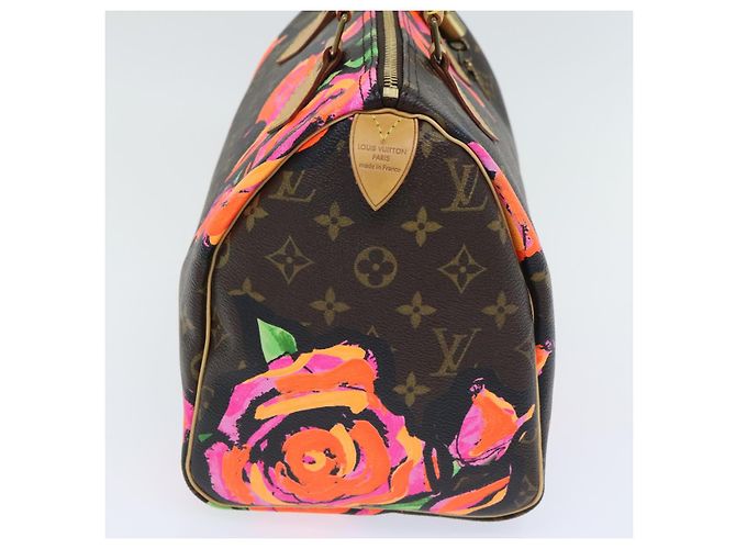LOUIS VUITTON Monogram Rose Speedy 30 Borsa a Mano Arancione Rosa M48610 Auth 89406SAV Monogramma - vista 4