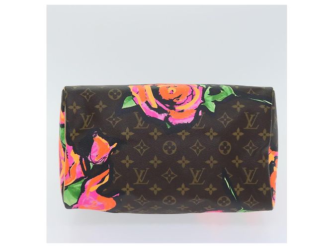 LOUIS VUITTON Monogram Rose Speedy 30 Borsa a Mano Arancione Rosa M48610 Auth 89406SAV Monogramma - vista 5