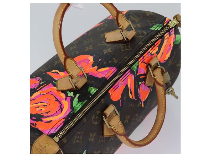 LOUIS VUITTON Monogram Rose Speedy 30 Borsa a Mano Arancione Rosa M48610 Auth 89406SAV Monogramma - vista 6