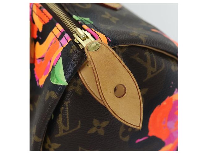 LOUIS VUITTON Monogram Rose Speedy 30 Borsa a Mano Arancione Rosa M48610 Auth 89406SAV Monogramma - vista 9