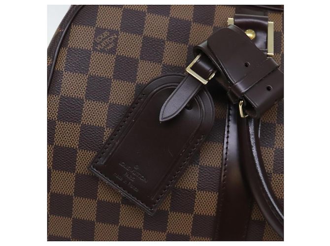 LOUIS VUITTON Borsa Sportiva Boston Damier Ebene SPO LV Auth 91129SV - vista 19