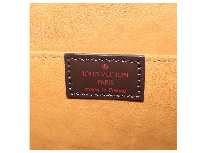 LOUIS VUITTON Borsa Sportiva Boston Damier Ebene SPO LV Auth 91129SV - vista 20