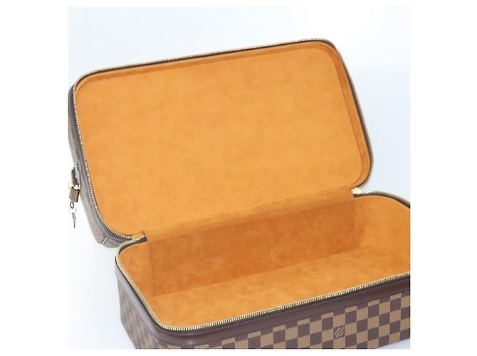 LOUIS VUITTON Borsa Sportiva Boston Damier Ebene SPO LV Auth 91129SV - vista 23