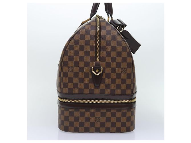 LOUIS VUITTON Borsa Sportiva Boston Damier Ebene SPO LV Auth 91129SV - vista 3