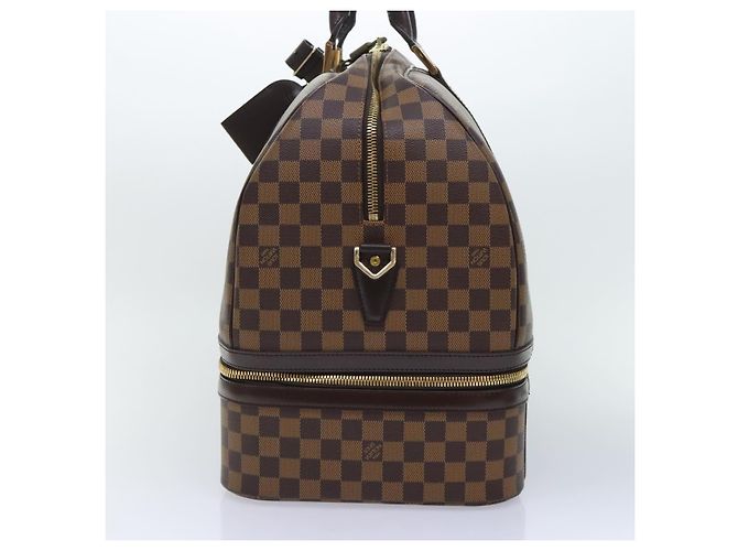 LOUIS VUITTON Borsa Sportiva Boston Damier Ebene SPO LV Auth 91129SV - vista 4