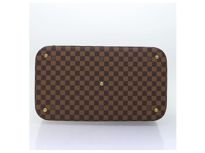 LOUIS VUITTON Borsa Sportiva Boston Damier Ebene SPO LV Auth 91129SV - vista 5