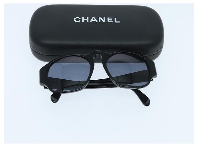 Gafas de sol CHANEL de plástico Negro CC Auth yk15576V - vista 10