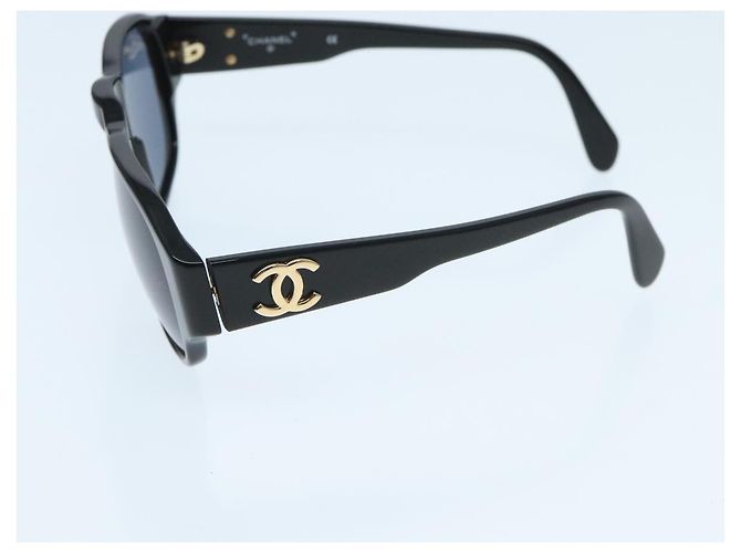 Gafas de sol CHANEL de plástico Negro CC Auth yk15576V - vista 4