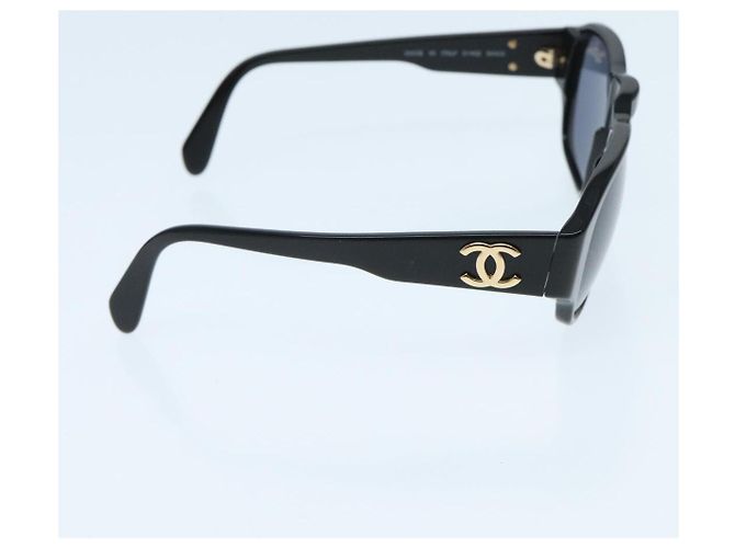 Gafas de sol CHANEL de plástico Negro CC Auth yk15576V - vista 5