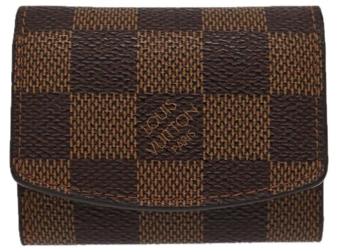 LOUIS VUITTON Bottoni da Polso Damier Senior Tulle M65737 Auth 97339V Damier ebene - vista 2