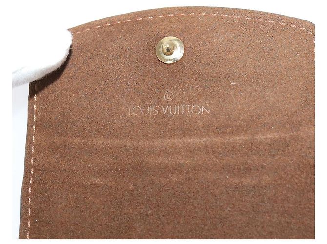 LOUIS VUITTON Bottoni da Polso Damier Senior Tulle M65737 Auth 97339V Damier ebene - vista 9