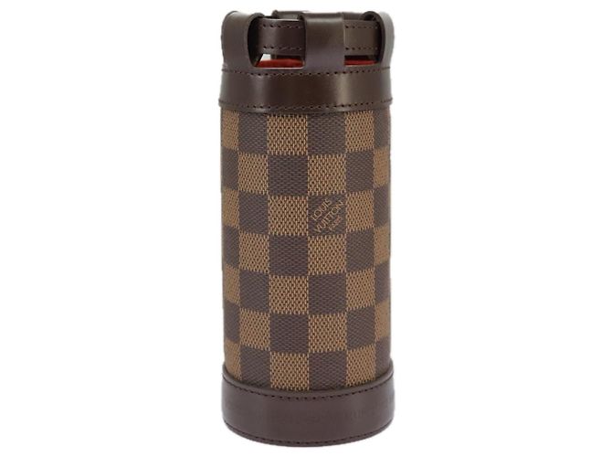 LOUIS VUITTON Estojo para bolas de golfe GOLF CUP 2002 HAWAII Damier Ebene M99119 Auth 98910V - vista 13