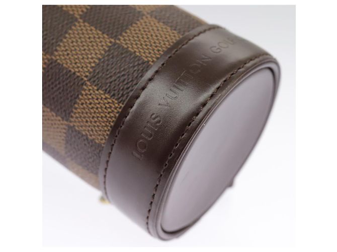 LOUIS VUITTON Estojo para bolas de golfe GOLF CUP 2002 HAWAII Damier Ebene M99119 Auth 98910V - vista 14