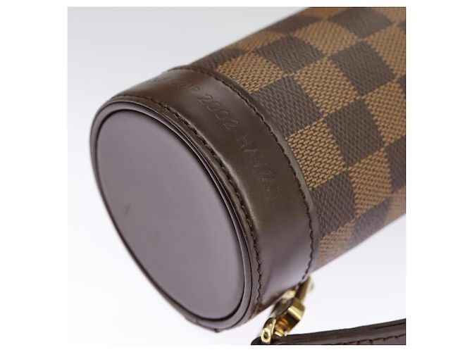 LOUIS VUITTON Estojo para bolas de golfe GOLF CUP 2002 HAWAII Damier Ebene M99119 Auth 98910V - vista 15