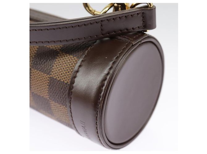 LOUIS VUITTON Estojo para bolas de golfe GOLF CUP 2002 HAWAII Damier Ebene M99119 Auth 98910V - vista 16