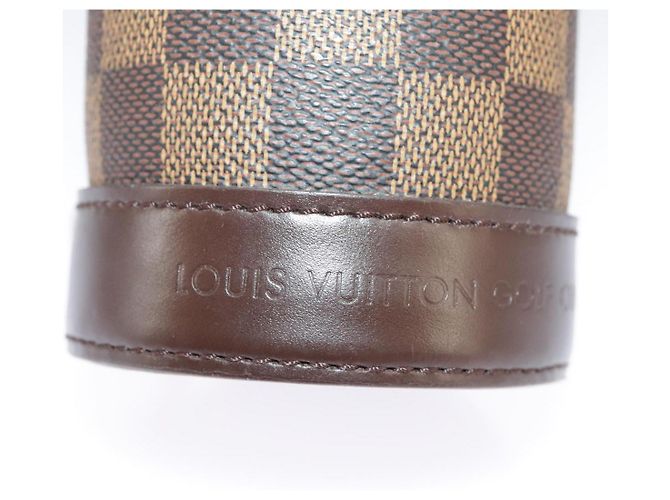 LOUIS VUITTON Estojo para bolas de golfe GOLF CUP 2002 HAWAII Damier Ebene M99119 Auth 98910V - vista 18