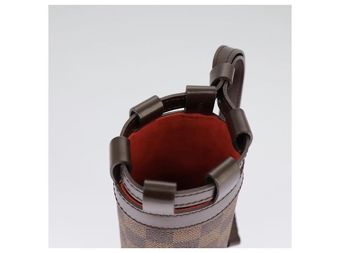 LOUIS VUITTON Estojo para bolas de golfe GOLF CUP 2002 HAWAII Damier Ebene M99119 Auth 98910V - vista 6