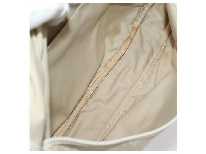 LOUIS VUITTON Borsa a Spalla Monogram Mini Lin Saumur PM Avorio M95314 Auth kk368V Crudo - vista 10