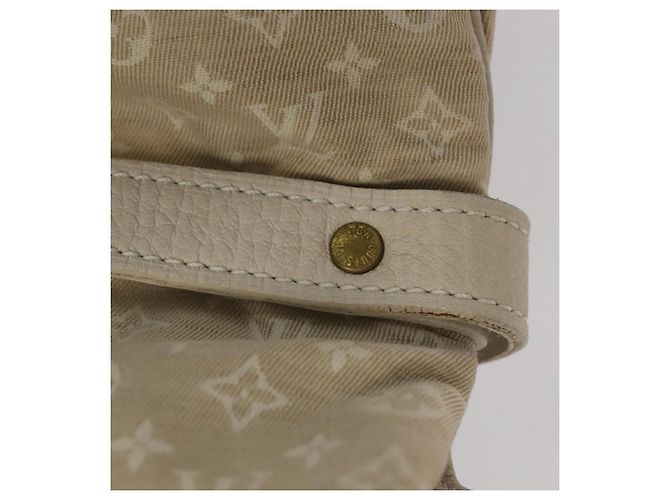 LOUIS VUITTON Borsa a Spalla Monogram Mini Lin Saumur PM Avorio M95314 Auth kk368V Crudo - vista 20