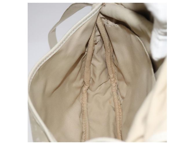 LOUIS VUITTON Borsa a Spalla Monogram Mini Lin Saumur PM Avorio M95314 Auth kk368V Crudo - vista 26