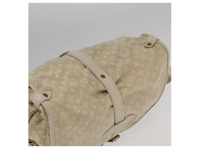 LOUIS VUITTON Borsa a Spalla Monogram Mini Lin Saumur PM Avorio M95314 Auth kk368V Crudo - vista 6