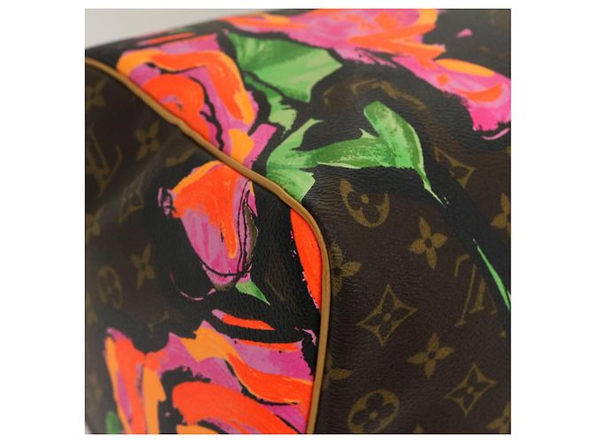 LOUIS VUITTON Monogram Rose Keepall 50 Borsa Boston M48605 LV Auth 29944SV Monogramma - vista 17