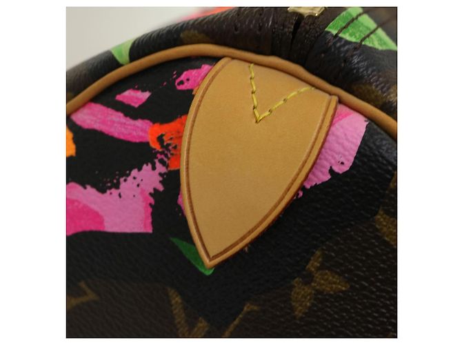 LOUIS VUITTON Monogram Rose Keepall 50 Borsa Boston M48605 LV Auth 29944SV Monogramma - vista 18