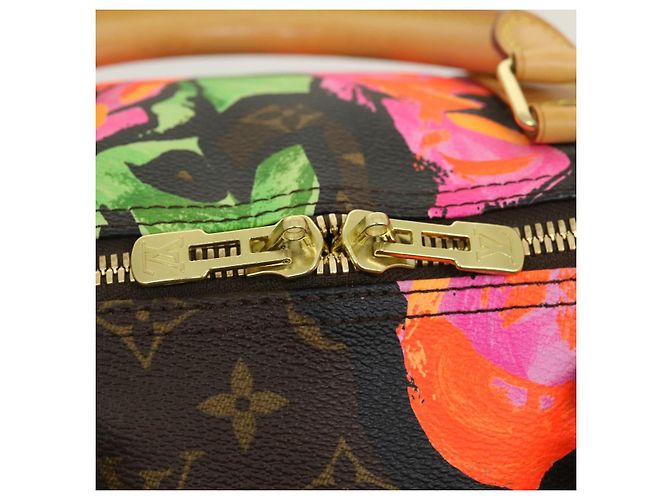 LOUIS VUITTON Monogram Rose Keepall 50 Borsa Boston M48605 LV Auth 29944SV Monogramma - vista 20