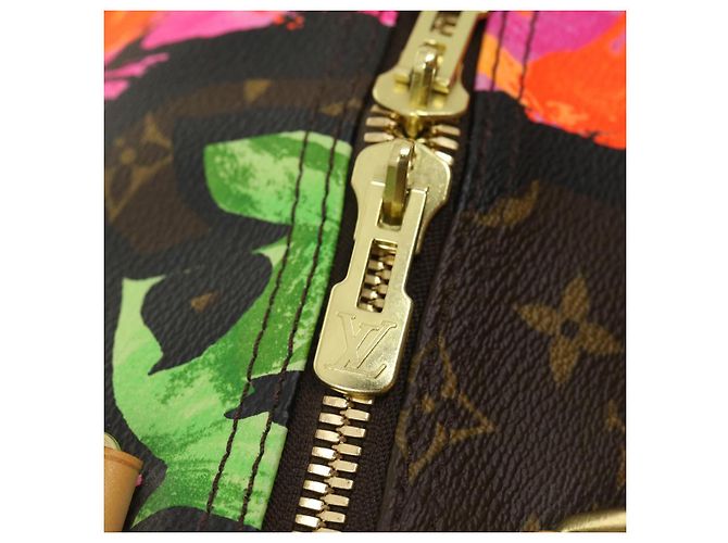 LOUIS VUITTON Monogram Rose Keepall 50 Borsa Boston M48605 LV Auth 29944SV Monogramma - vista 21